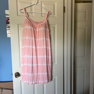 32 Degrees XXL Women’s Cool Flowy Bra Dress Cloud Pink Tie Dye.  NWT